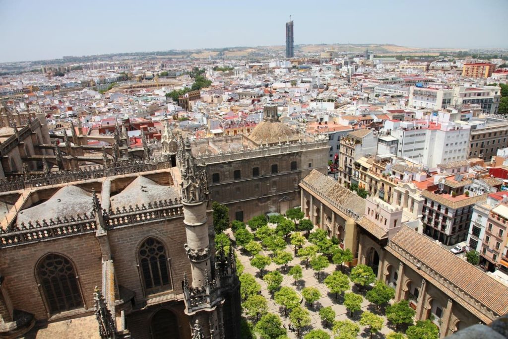 vistas desde la giralda de sevilla